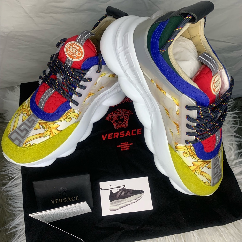 VERSACE Chain Reaction Mens Sneakers